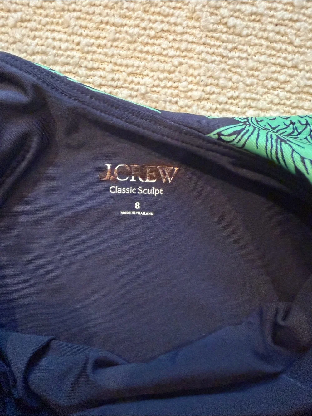 J. crew Lana classic sculpt one piece swimsuit pineapple
